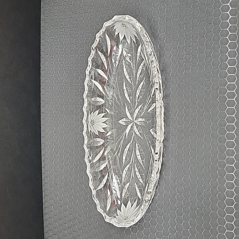 Vintage Crystal Dish